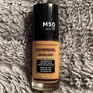 💖3/$15💖 CoverGirl Trublend Matte Made Foundation M50 Soft Tan 12hr Oil-Free